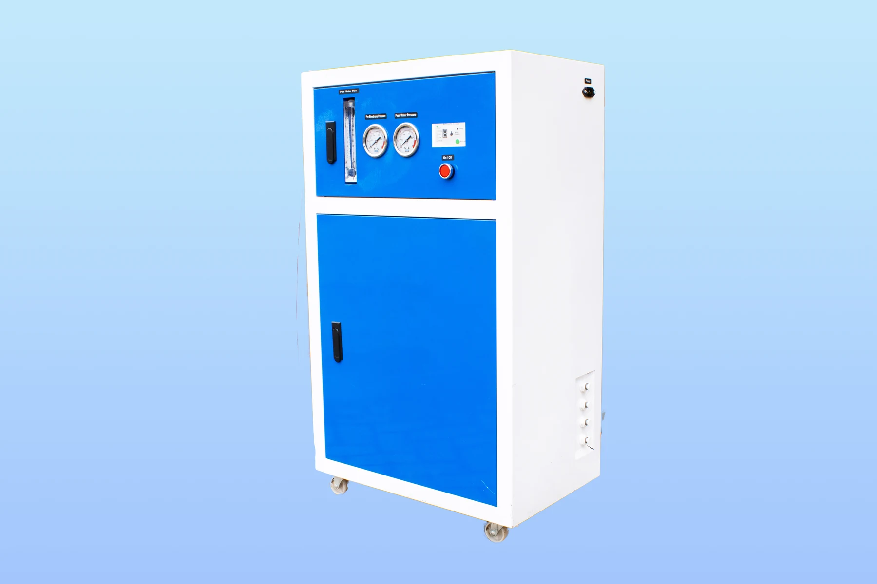 Installed domestic reverse osmosis machine