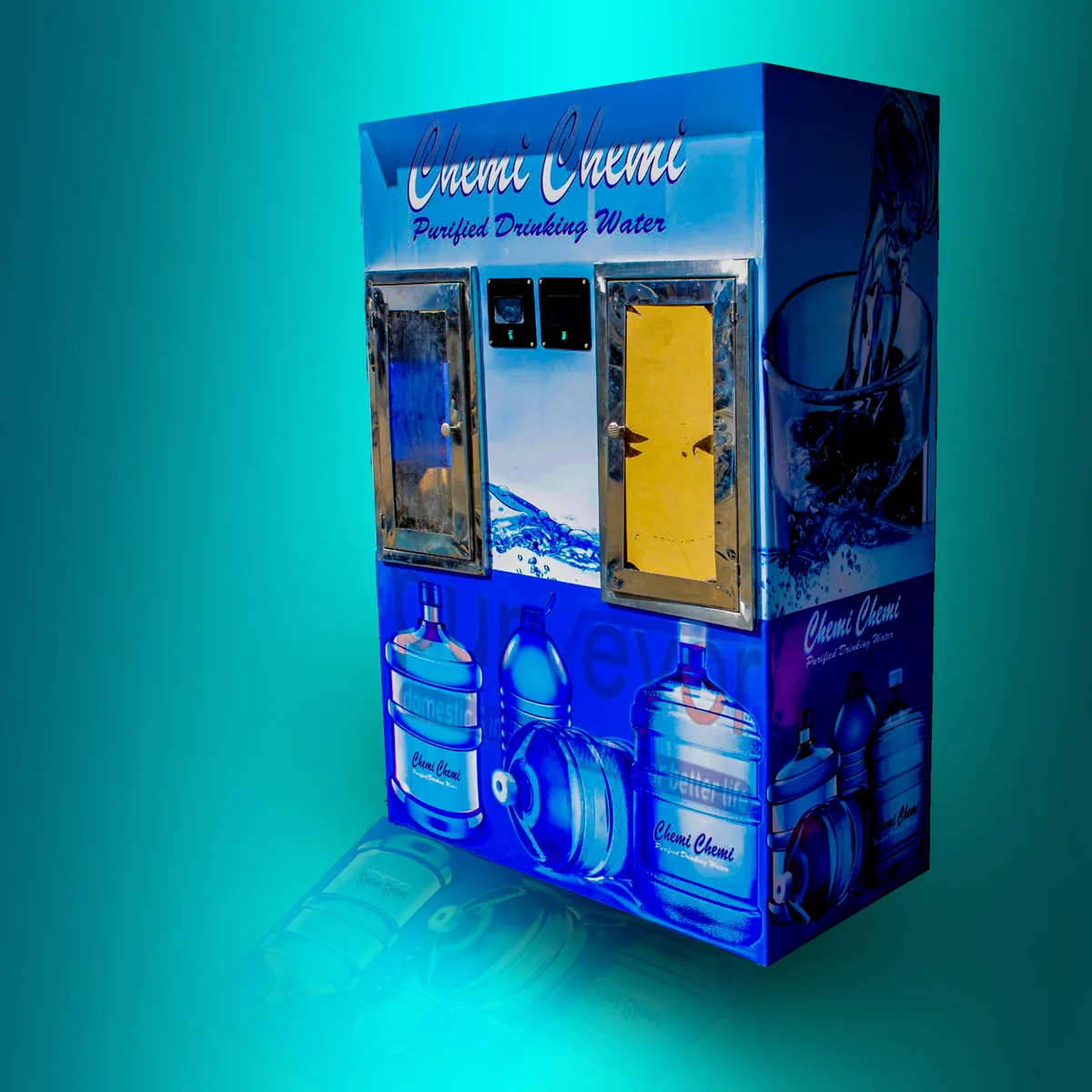 Smart Double Vending Cabinet supplied by Purveyor